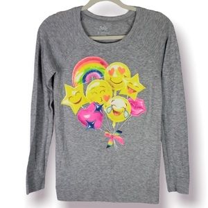 🏷️🏷️ Bundle 2/$12 or 3/$15🏷️🏷️ Justice Emoji Balloon Graphic Shirt 16